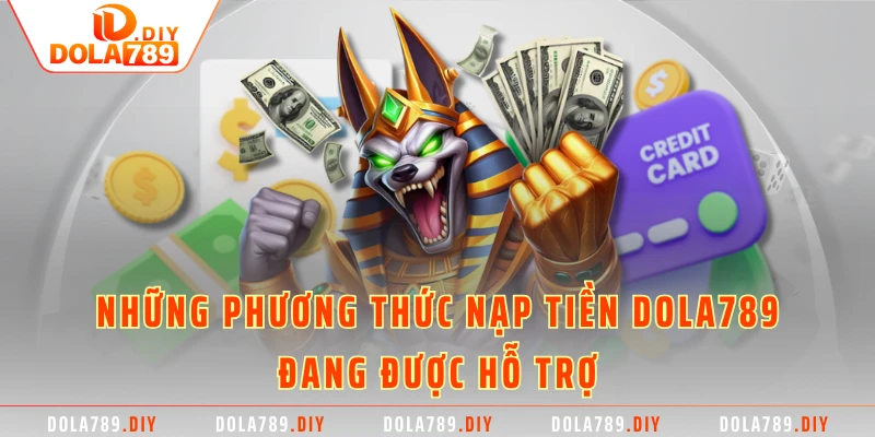 Những phương thức nạp tiền DOLA789 đang được hỗ trợ